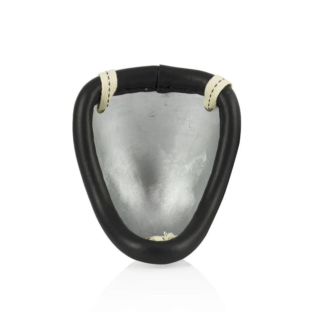 Fairtex GC2 Thai Metal Groin Guard - Black-Fairtex