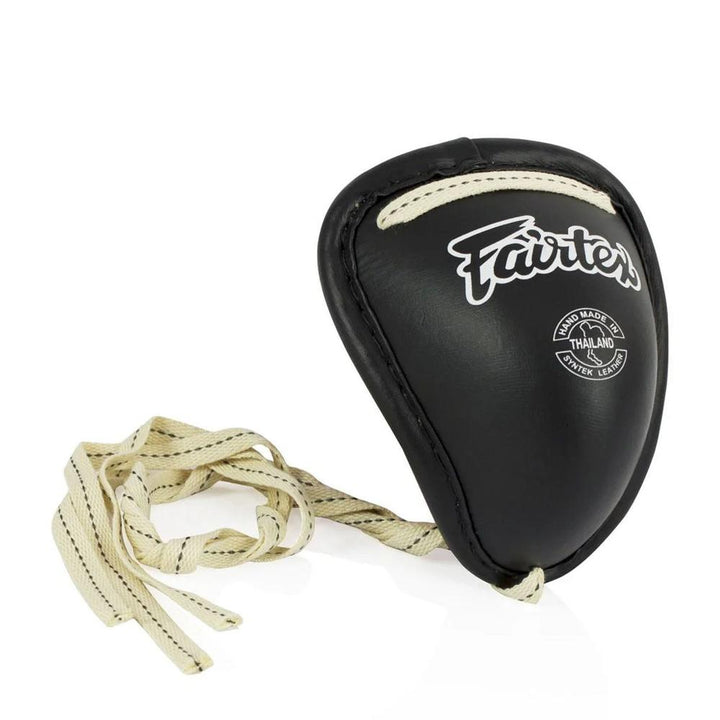 Fairtex GC2 Thai Metal Groin Guard - Black-Fairtex