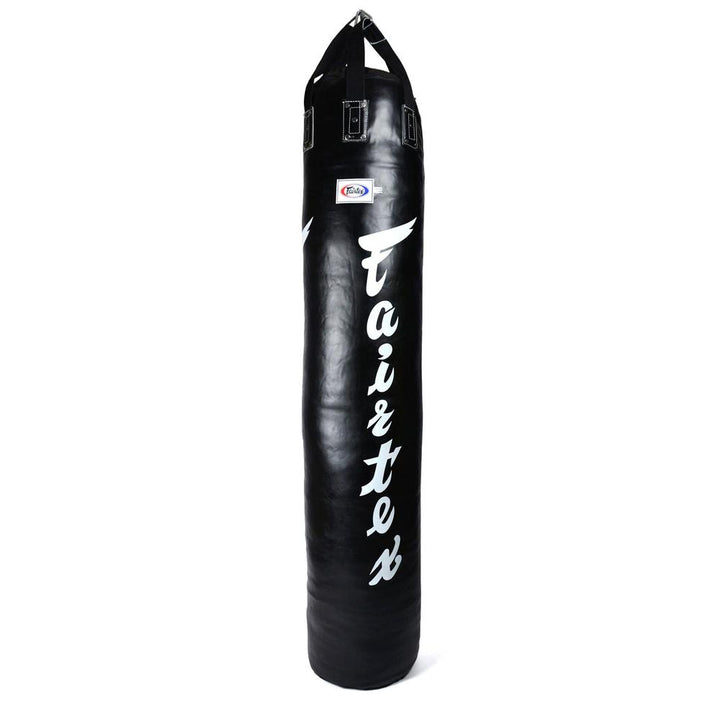 Fairtex HB6 6ft Muaythai Banana Bag - Black-White (FILLED)-Fairtex