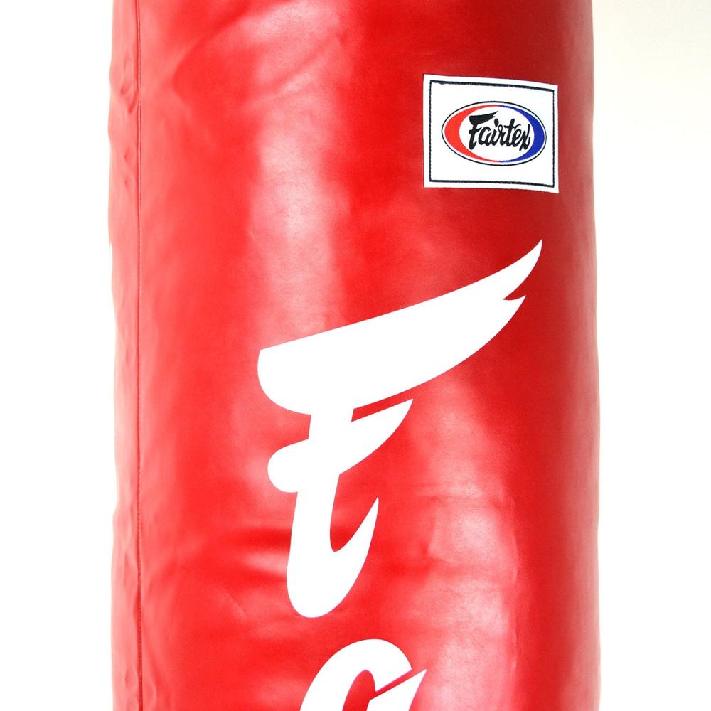 Fairtex HB6 6ft Muaythai Banana Bag - Red (FILLED)-Fairtex