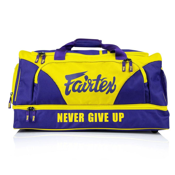 BAG2 Fairtex Heavy Duty Gym Bag Purple-Yellow-Fairtex
