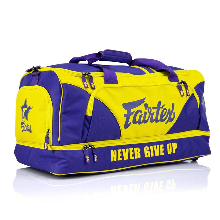 BAG2 Fairtex Heavy Duty Gym Bag Purple-Yellow-Fairtex