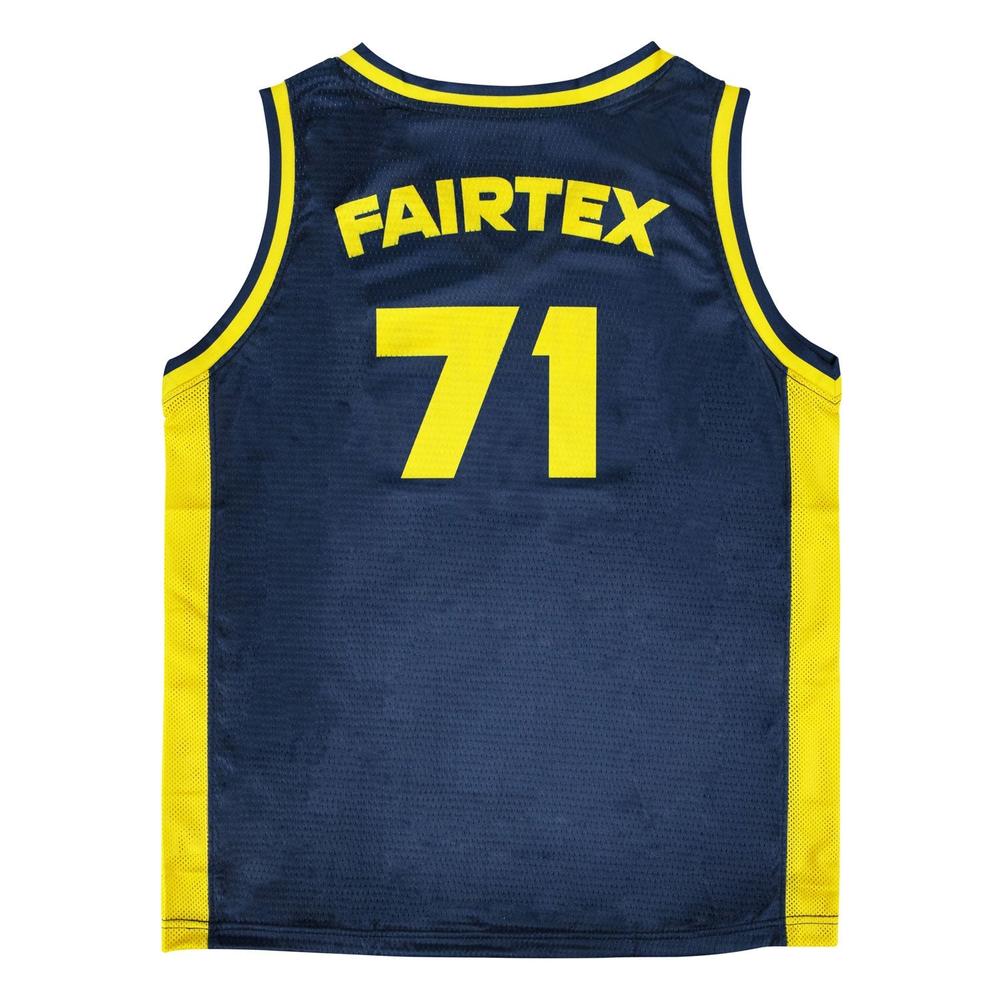 Fairtex JS27 Basketball Jersey - Navy-Yellow-Fairtex