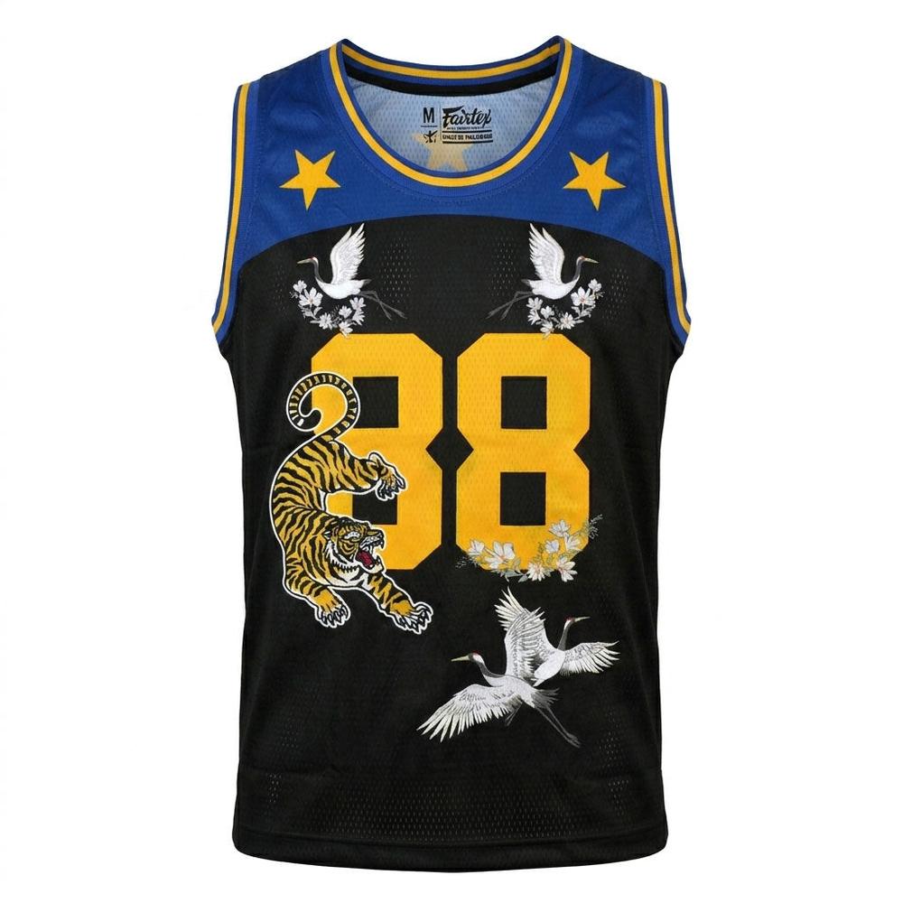 Fairtex JS47 Basketball Jersey - Black-Fairtex