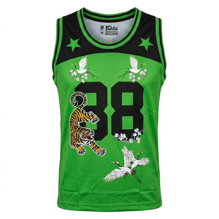 Fairtex JS47 Basketball Jersey - Green-Fairtex
