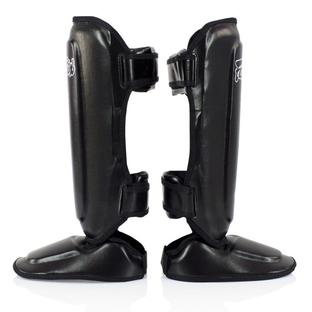 Fairtex Kids Shin Guards - Black-FEUK