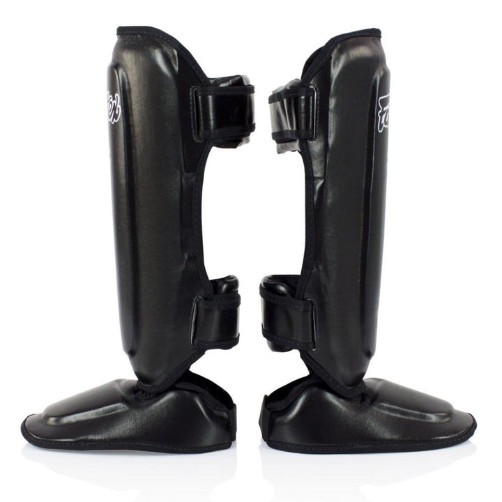 Fairtex Kids Shin Guards - Black-FEUK