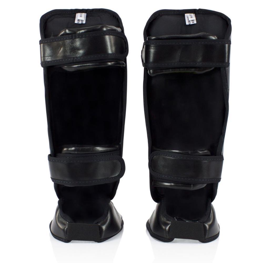 Fairtex Kids Shin Guards - Black-FEUK