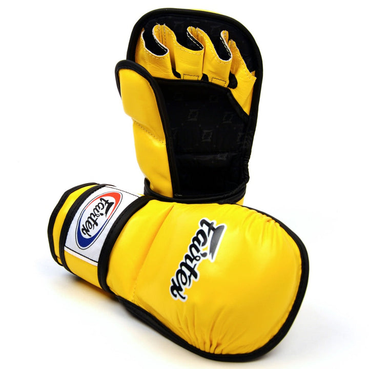 Fairtex MMA Sparring Gloves - Yellow-Fairtex
