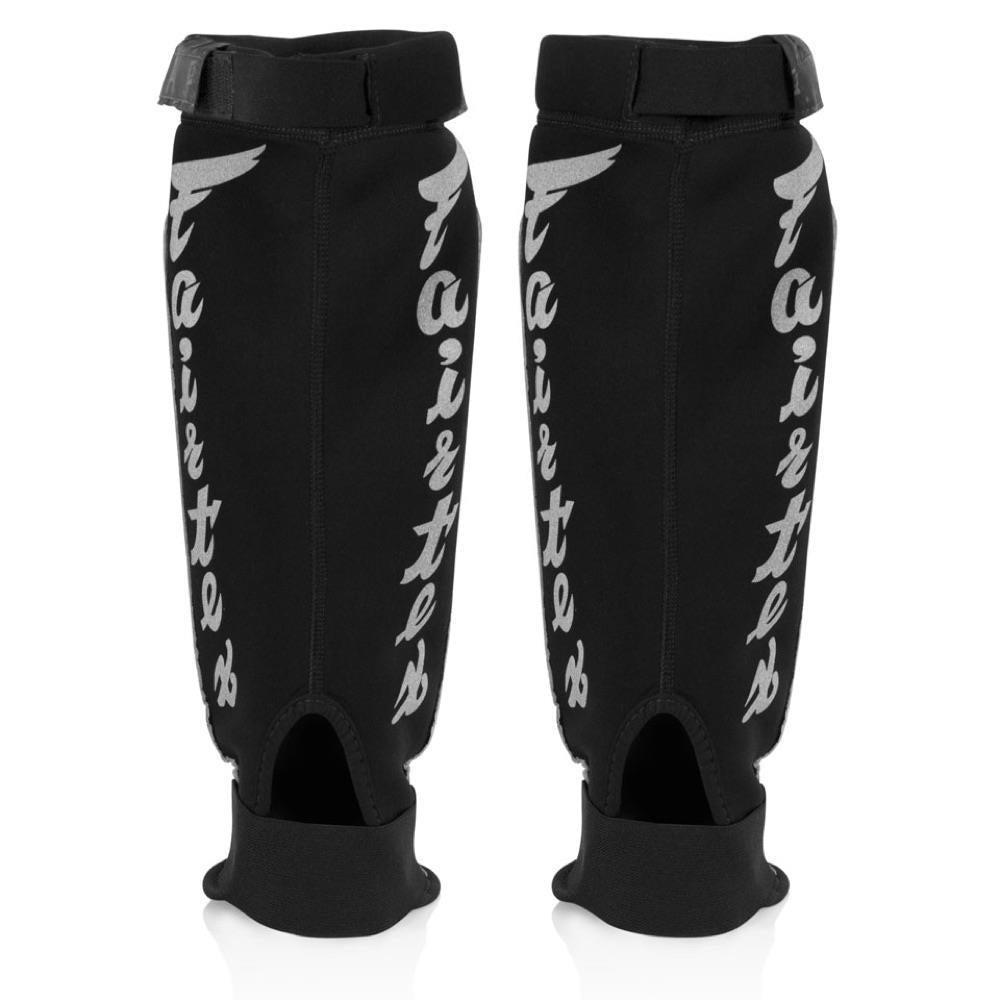 Fairtex MMA Style Shin Pads - Black-FEUK