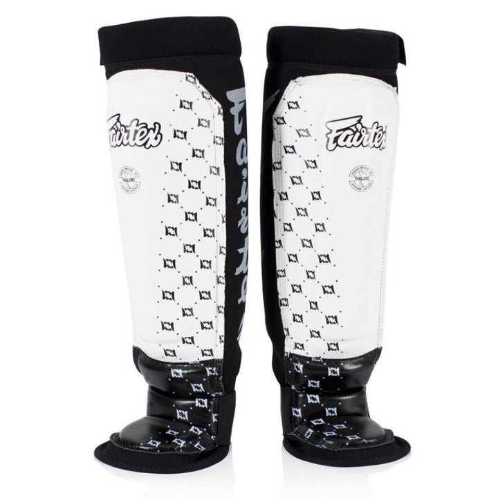 Fairtex MMA Style Shin Pads - White