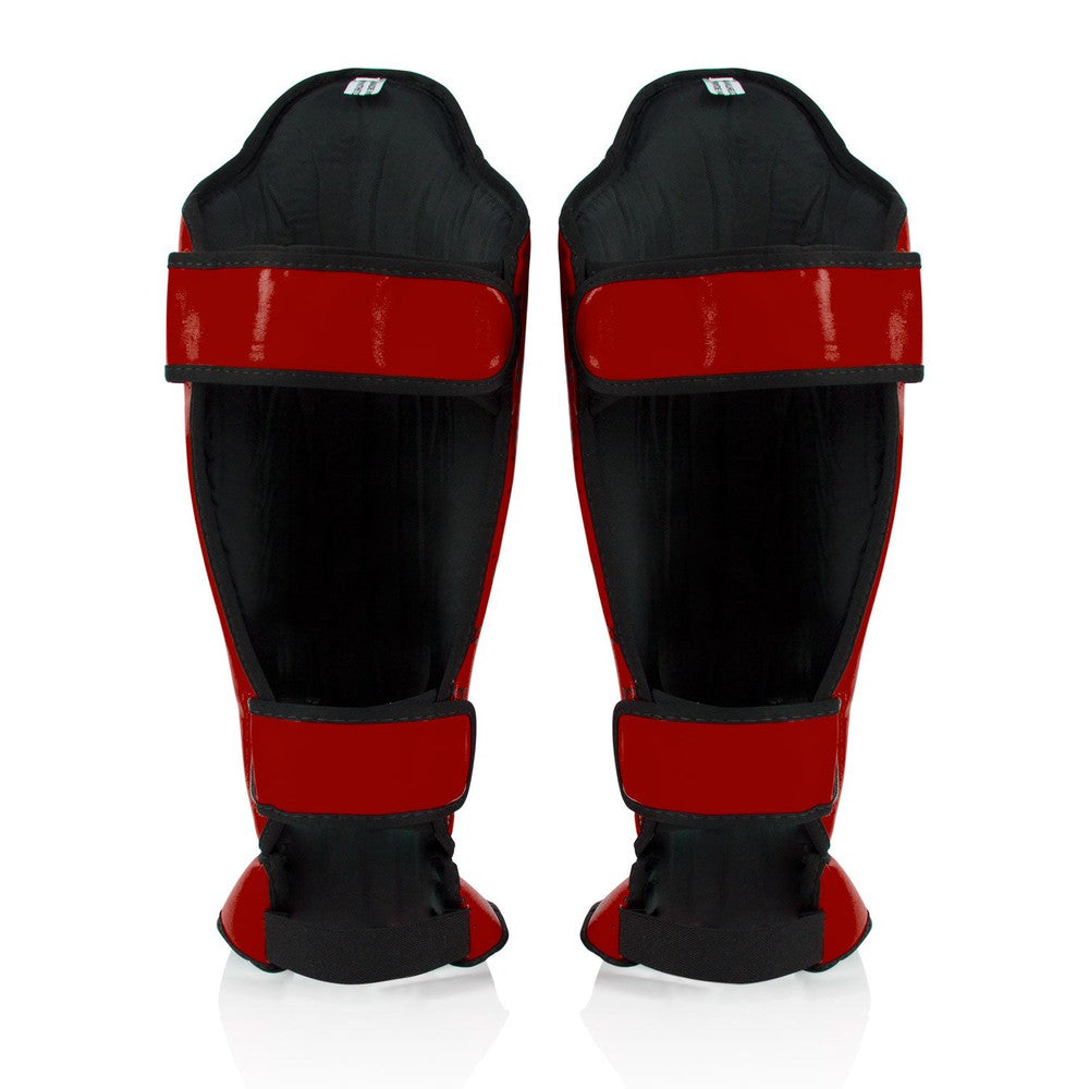 Fairtex Muay Thai Shin Guards - Red-Fairtex