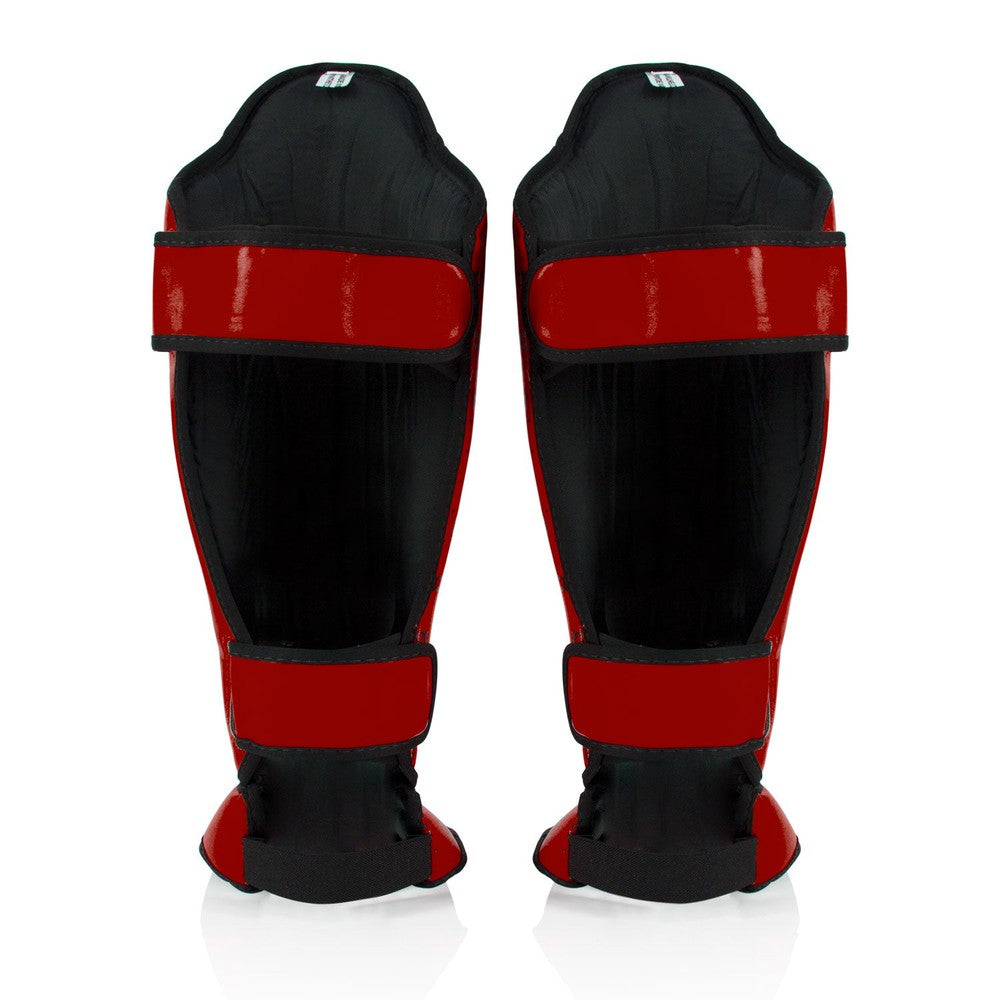 Fairtex Muay Thai Shin Guards - Red-Fairtex