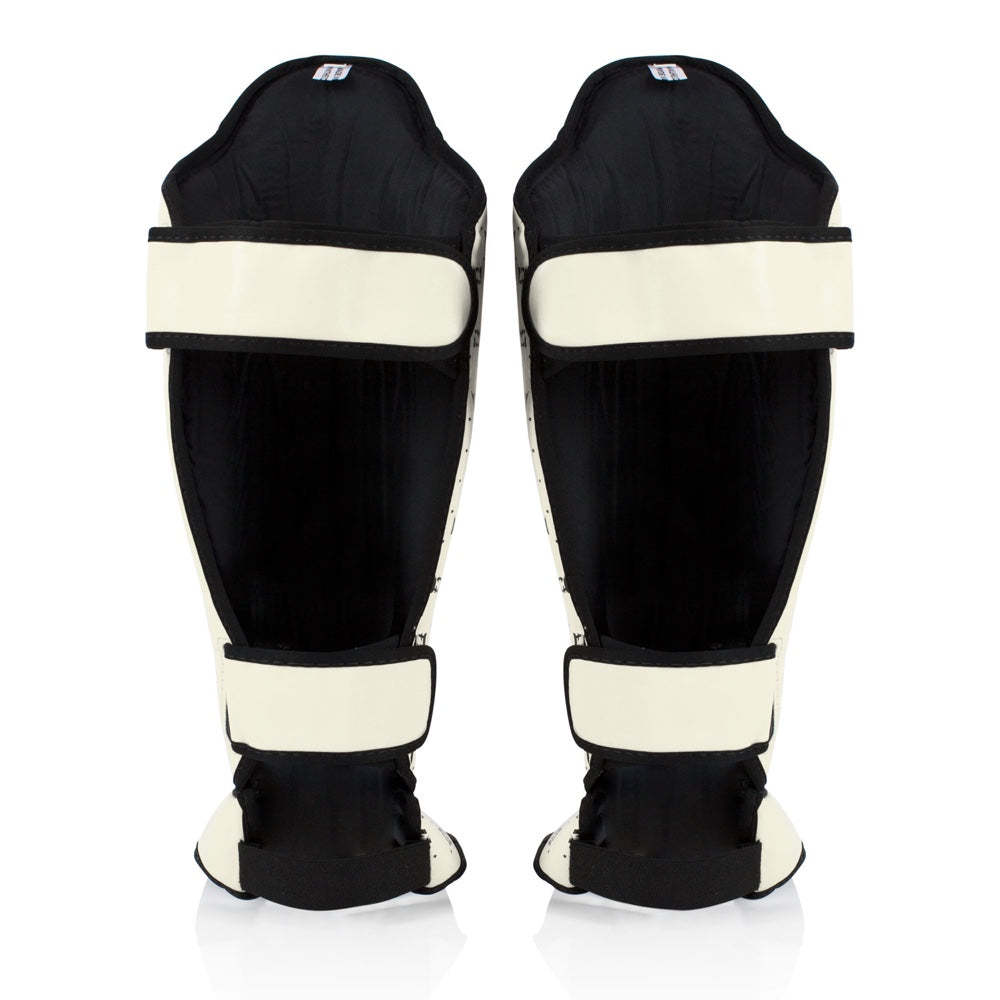 Fairtex Muay Thai Shin Guards - White-Fairtex