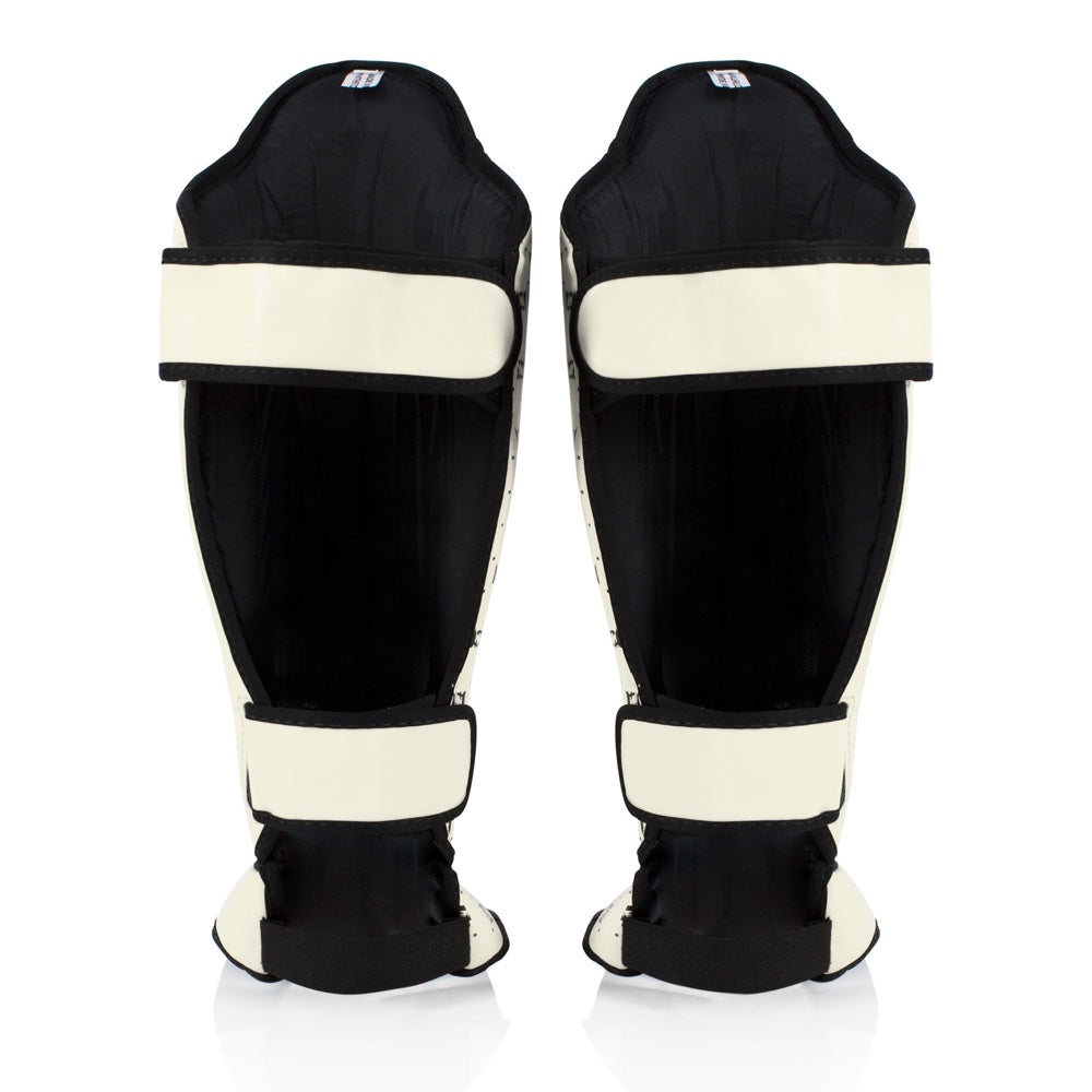 Fairtex Muay Thai Shin Guards - White-Fairtex