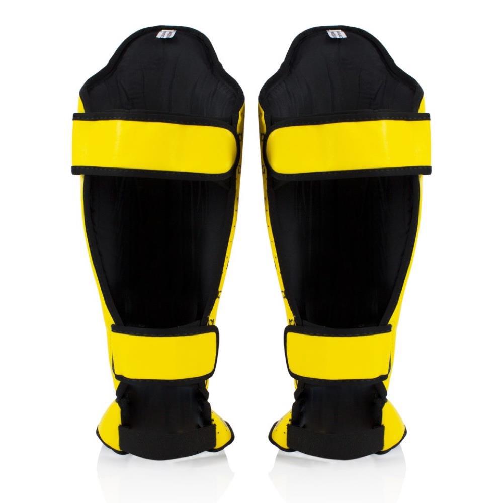 Fairtex Muay Thai Shin Pads - Yellow-FEUK