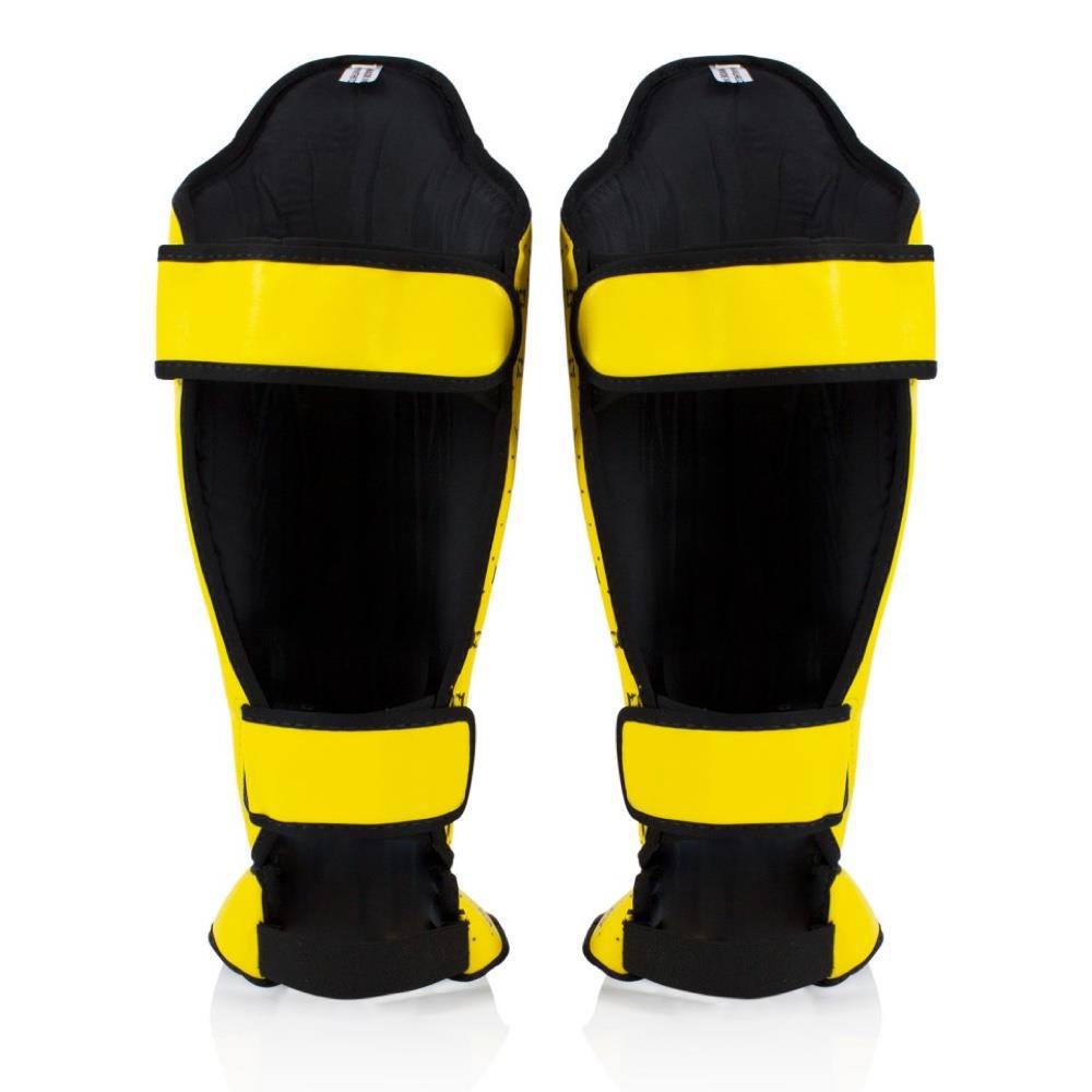 Fairtex Muay Thai Shin Pads - Yellow-FEUK