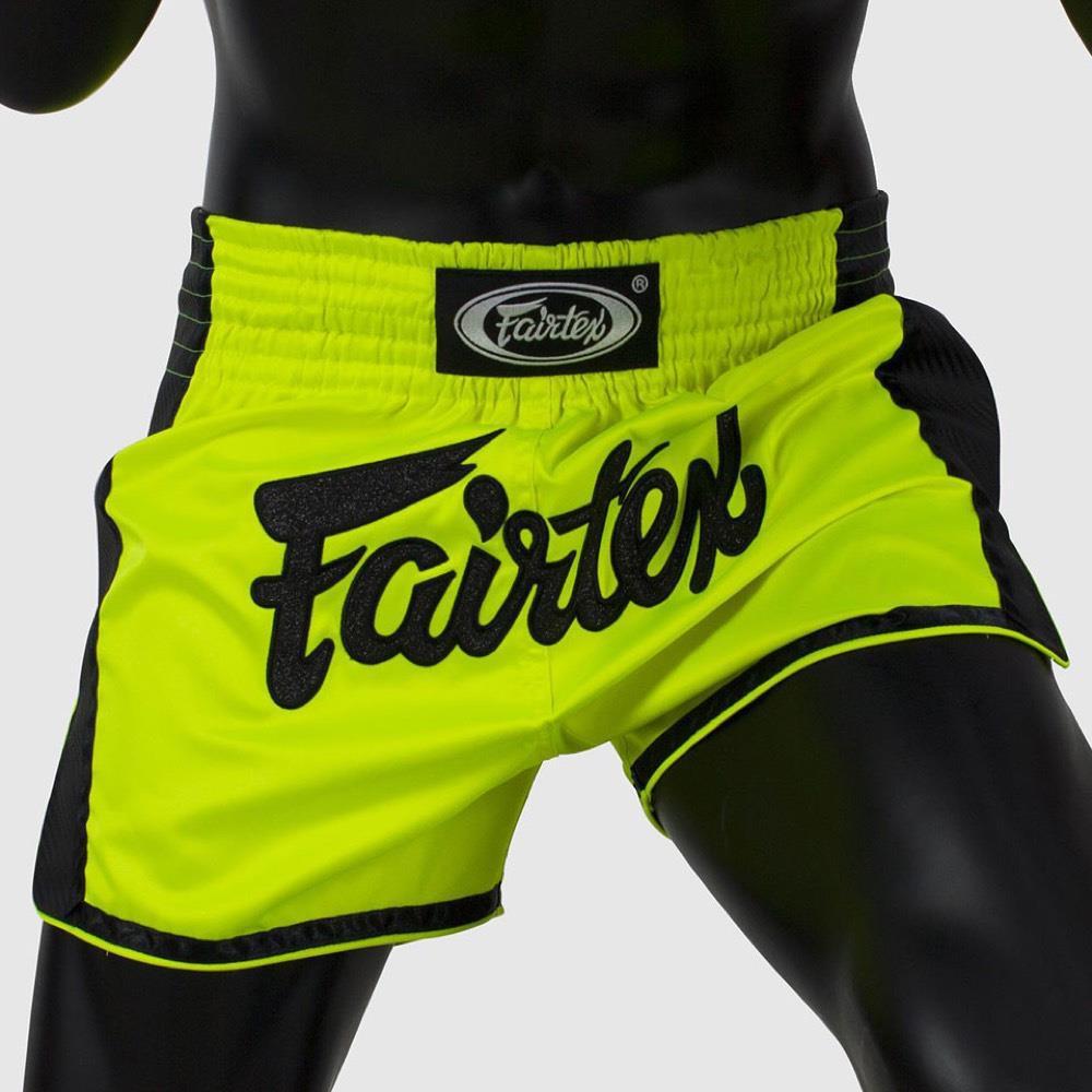 Fairtex Slim Cut Muay Thai Shorts - Green