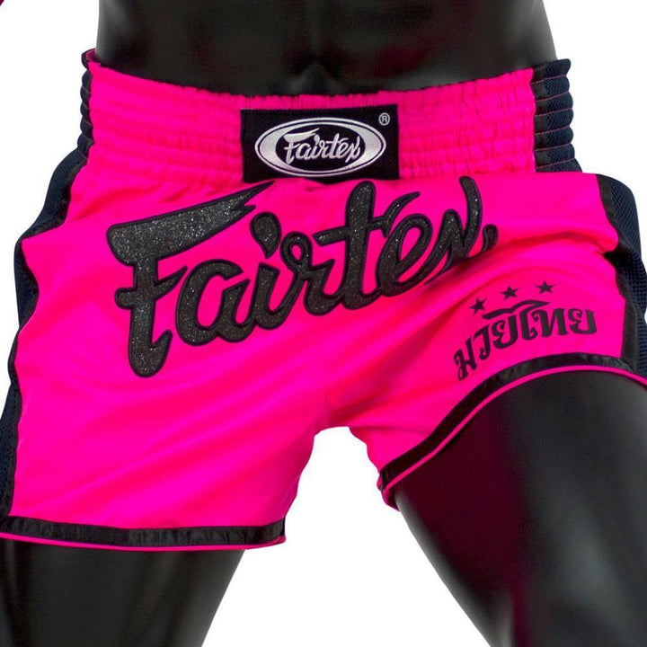 Fairtex Slim Cut Muay Thai Shorts - Pink