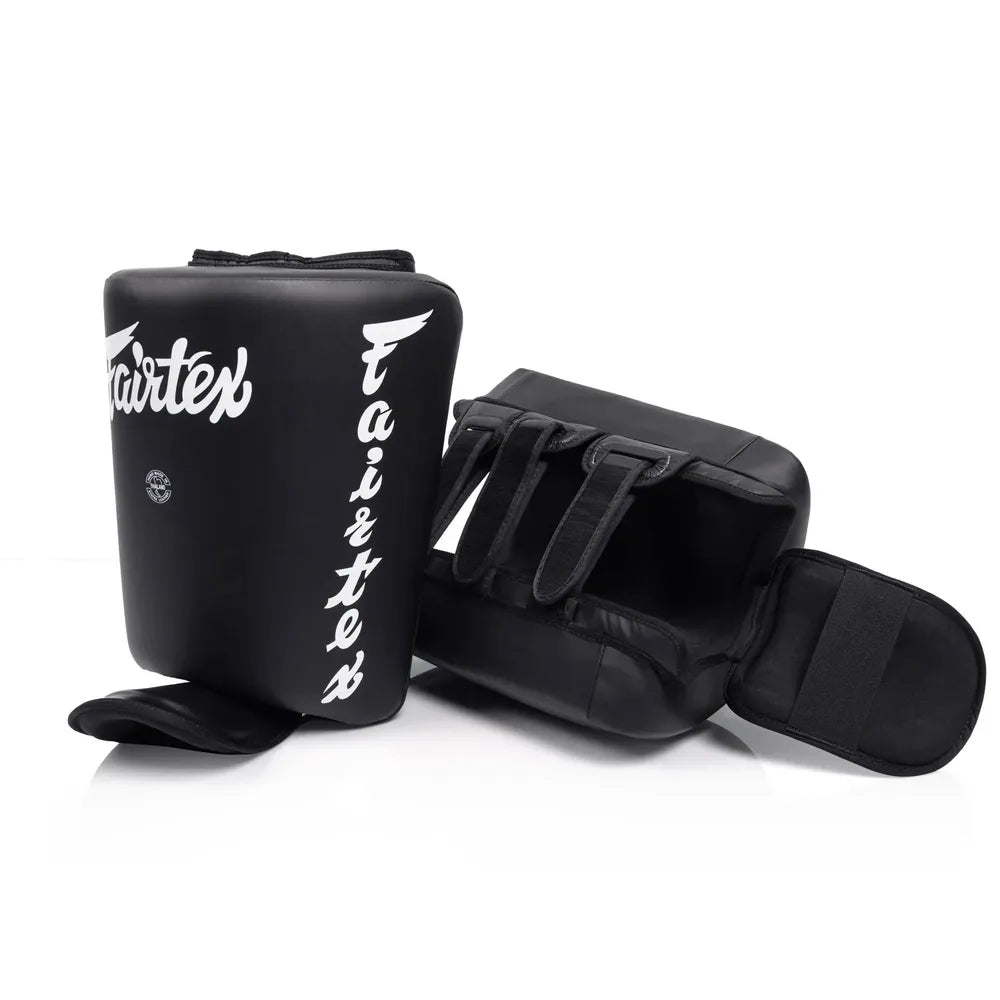 Fairtex SP10 Calf Kick Protection - Black-Fairtex