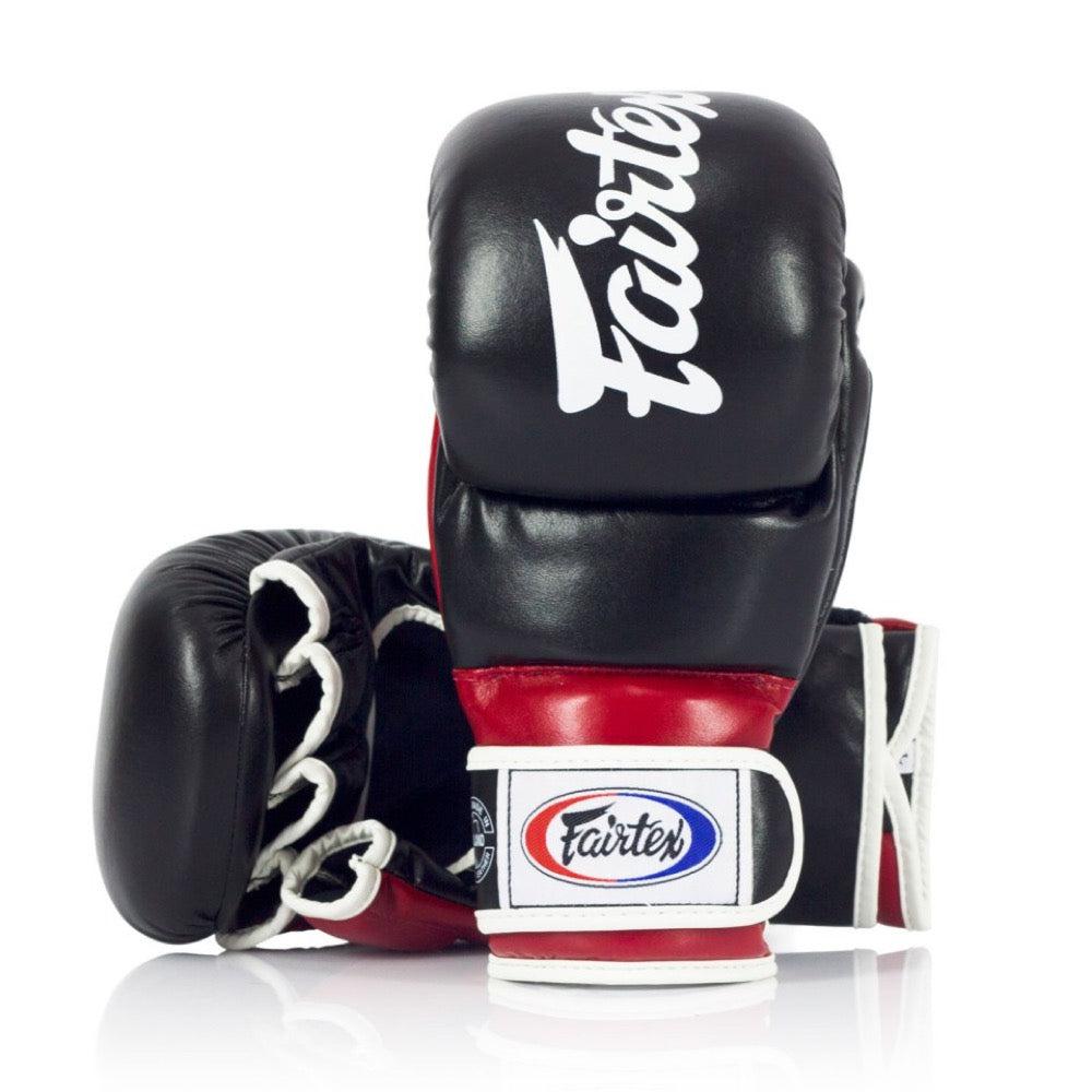 Fairtex Super MMA Sparring Gloves - Black/Red