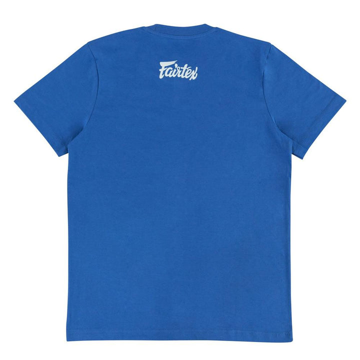 Fairtex TST313 Cotton T-Shirt - Fairtex Worldwide - Blue-Fairtex