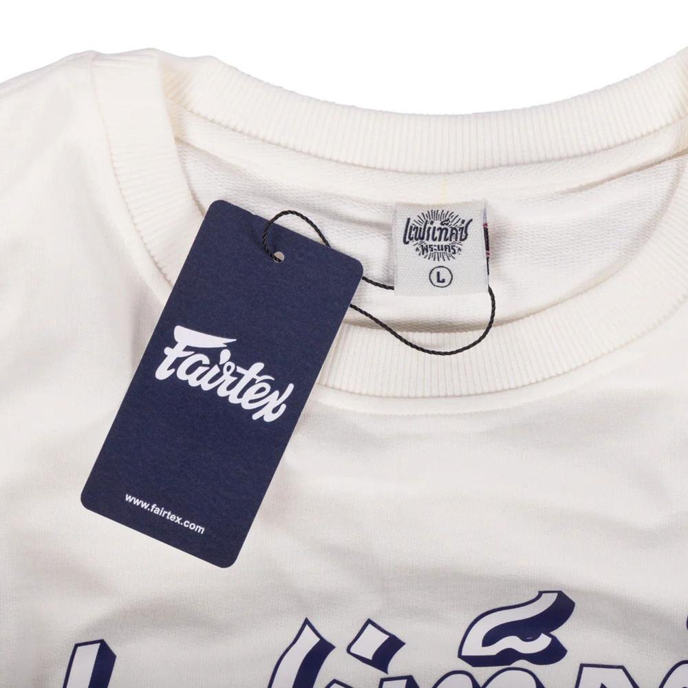 Fairtex TST335 French Terry T-Shirt - Phra Nakhon - White-Fairtex
