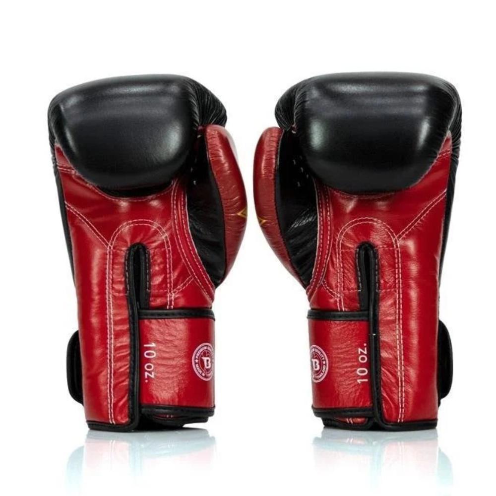 Fairtex X Booster Muay Thai Boxing Gloves - Black/Red-Fairtex