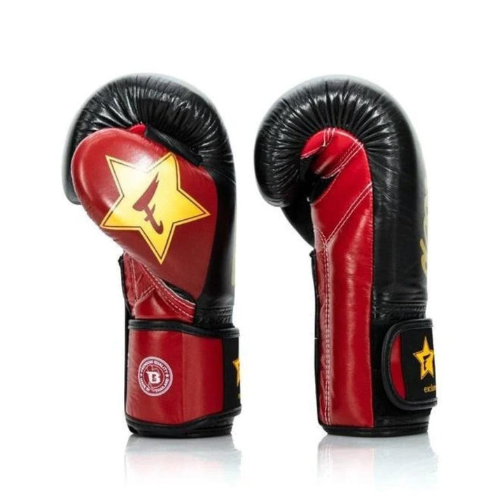 Fairtex X Booster Muay Thai Boxing Gloves - Black/Red-Fairtex