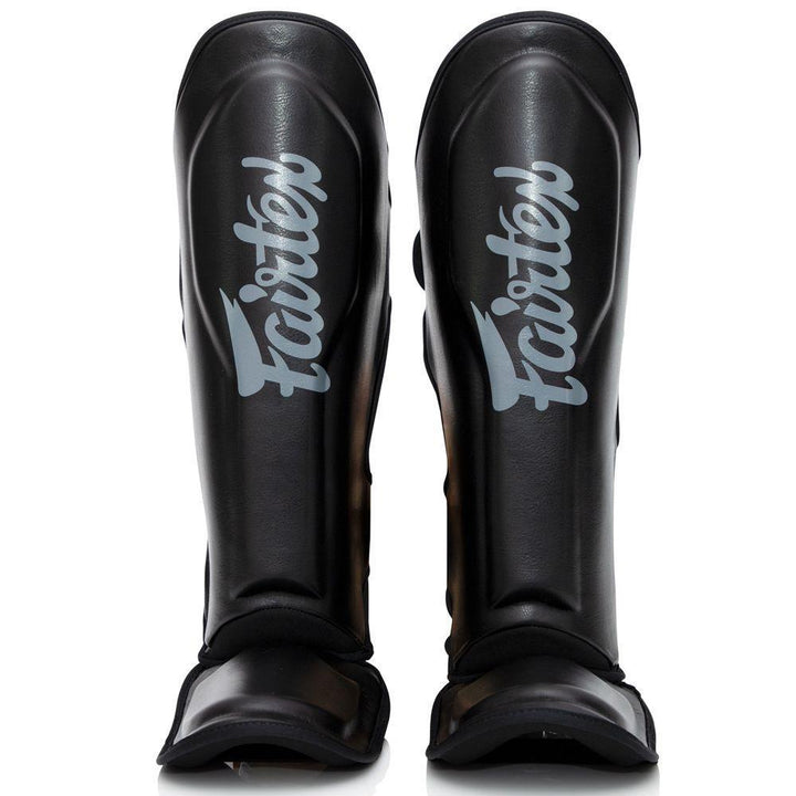 Fairtex x Booster Muay Thai Shin Guards - Black/Grey