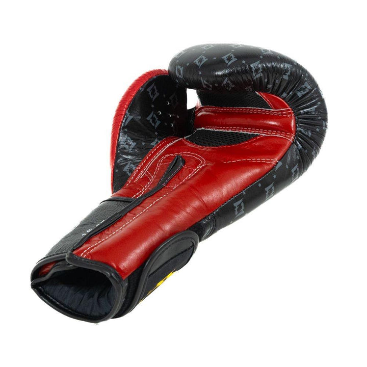 Fairtex X Booster Star Boxing Gloves - Black/Red-Fairtex