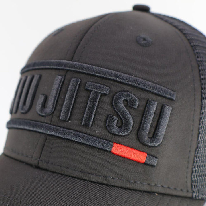 FightCaps BJJ Ranked Trucker Cap - Black-FC-TRUCK-BJJ-BLACK-FEUK