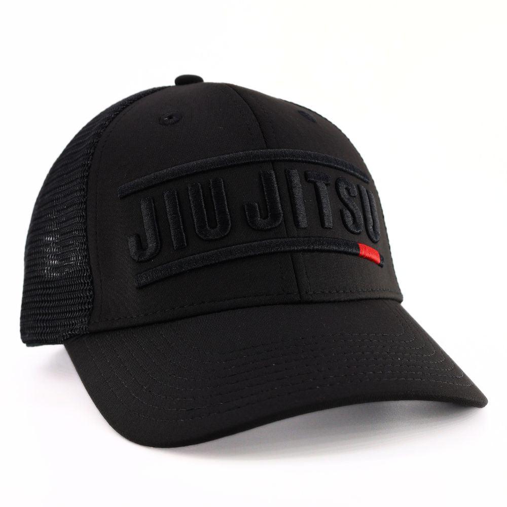 FightCaps BJJ Ranked Trucker Cap - Black