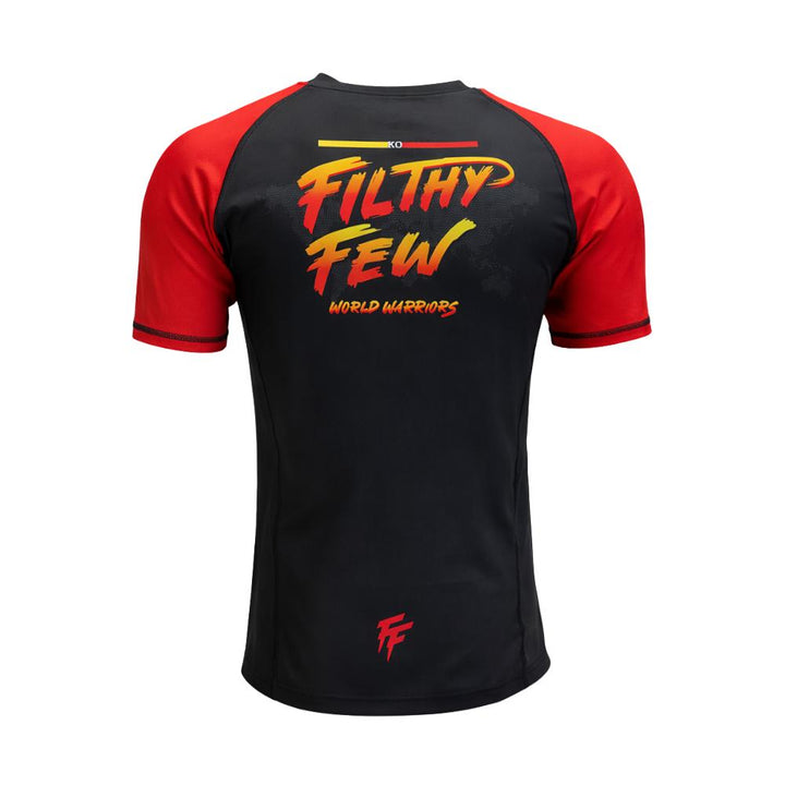 Filthy Few Fight Rash Guard - Black-Filthy Few