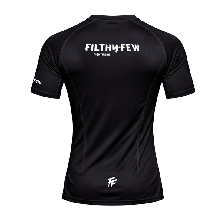 Filthy Few Ghost Rash Guards - Black/White-Filthy Few