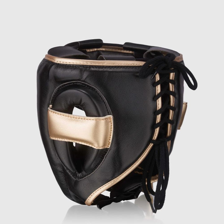 Fly Knight X Head Guard - Black/Gold-FEUK