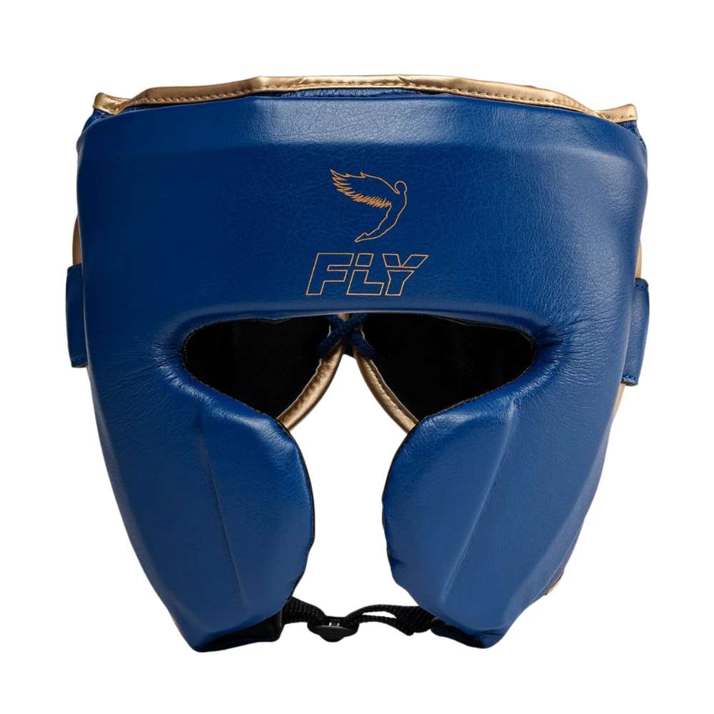 Fly Knight X Head Guard - Navy Blue/Gold-Fly