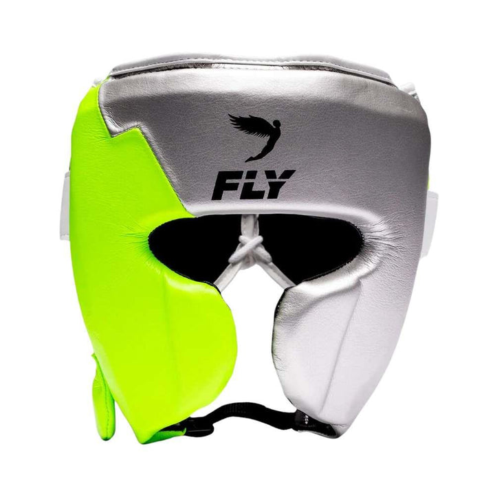 Fly Knight X Head Guard - Silver Neon-Fly