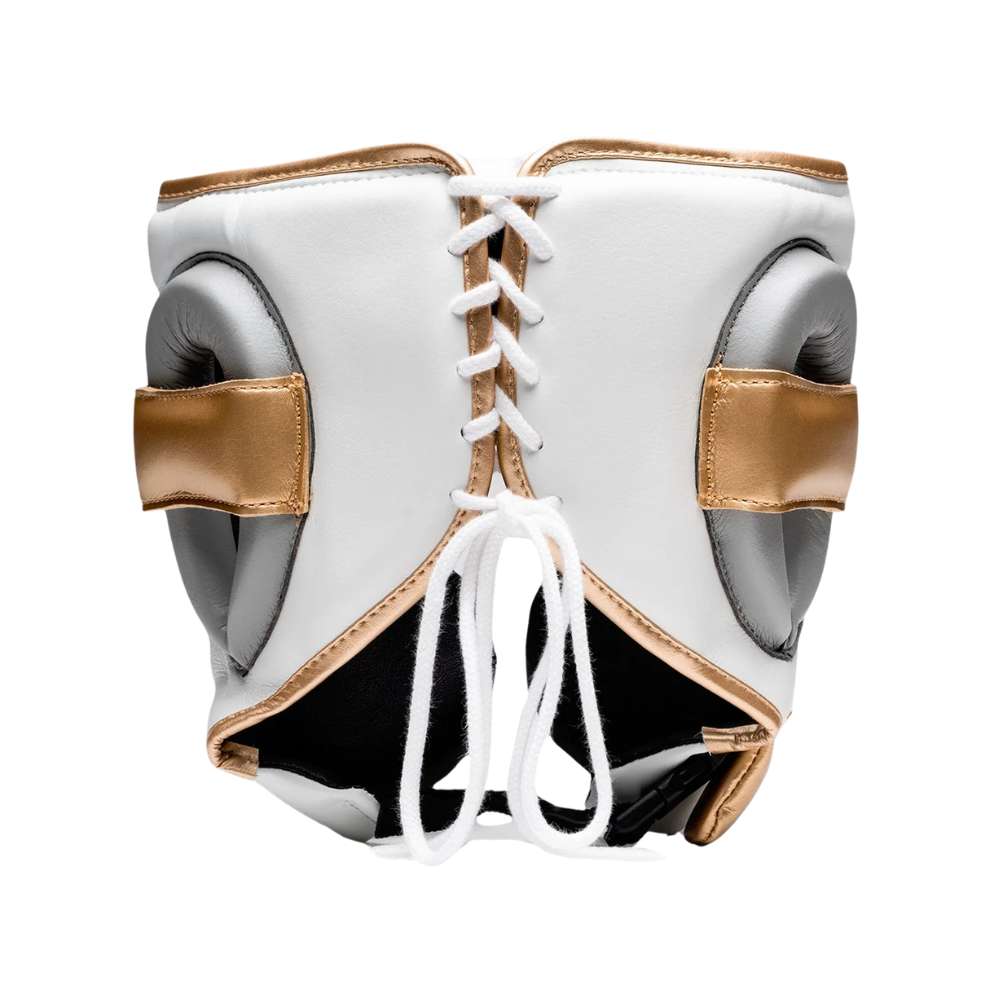 Fly Knight X Head Guard - White/Grey/Gold-Fly
