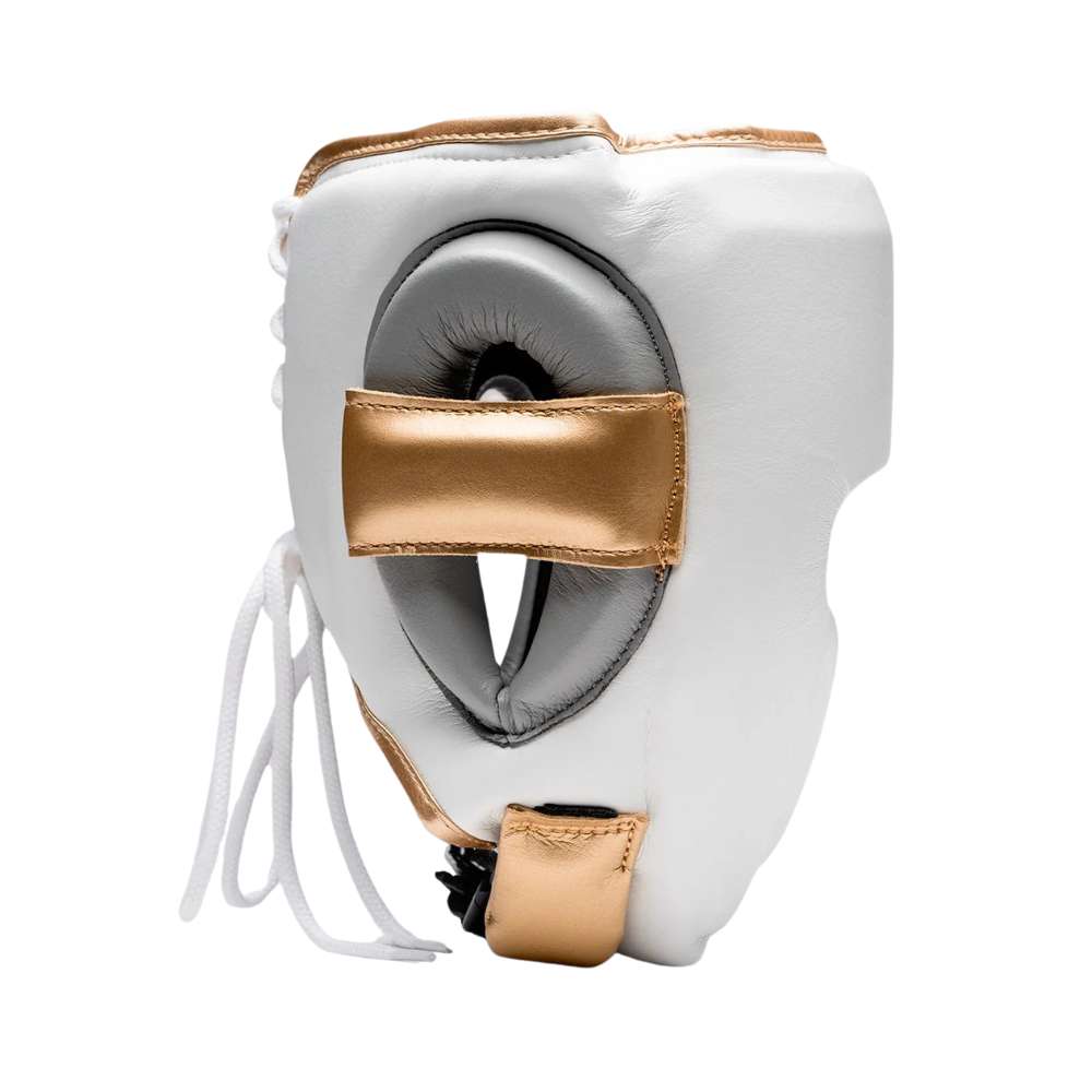 Fly Knight X Head Guard - White/Grey/Gold-Fly