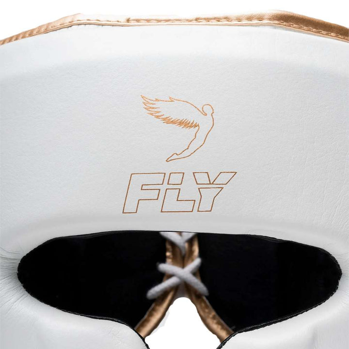 Fly Knight X Head Guard - White/Grey/Gold-Fly