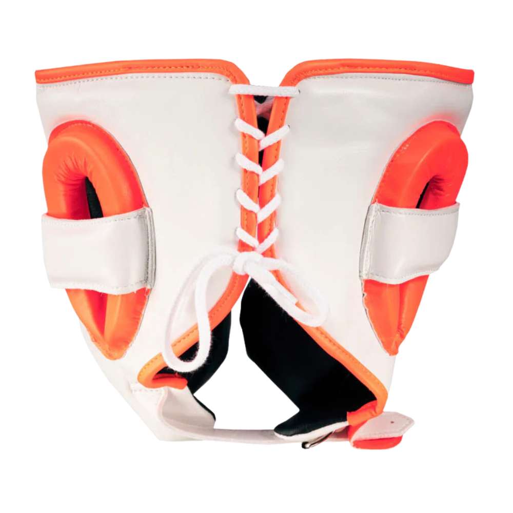 Fly Knight X Head Guard - White/Orange-Fly