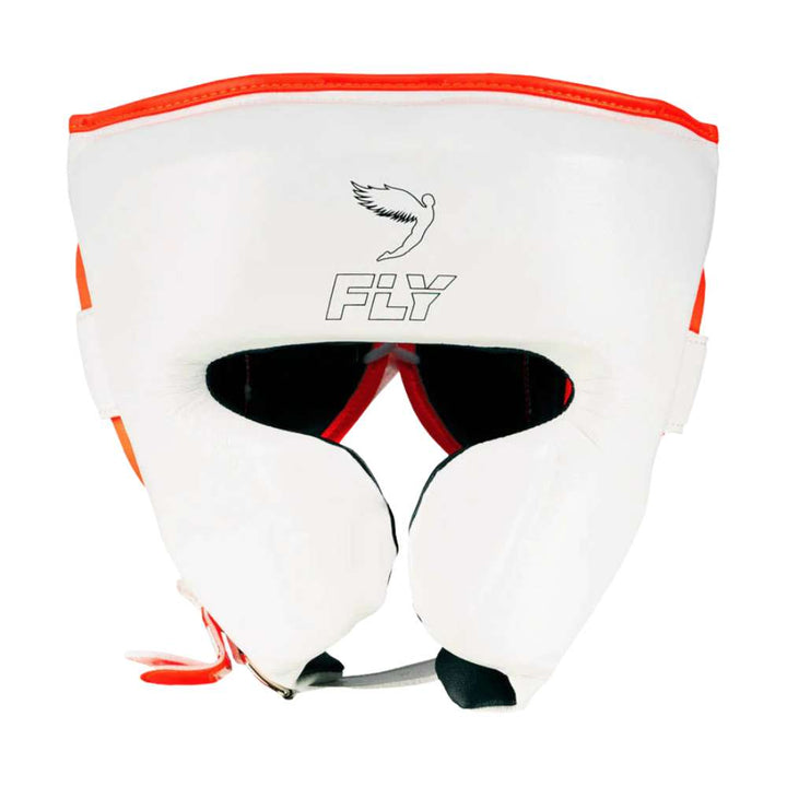 Fly Knight X Head Guard - White/Orange-Fly