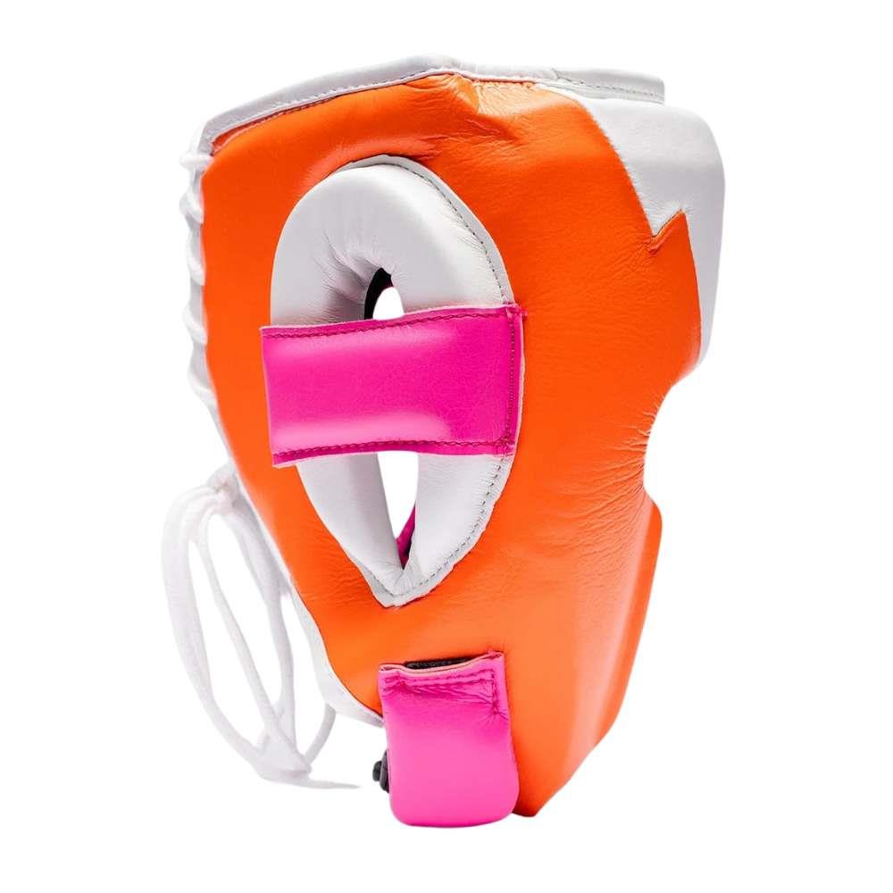 Fly Knight X Head Guard - White/Pink/Orange-Fly