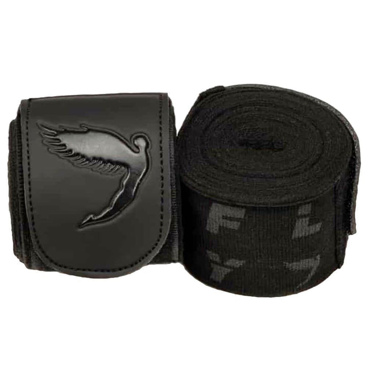 Fly Monogram Hand Wraps - Black