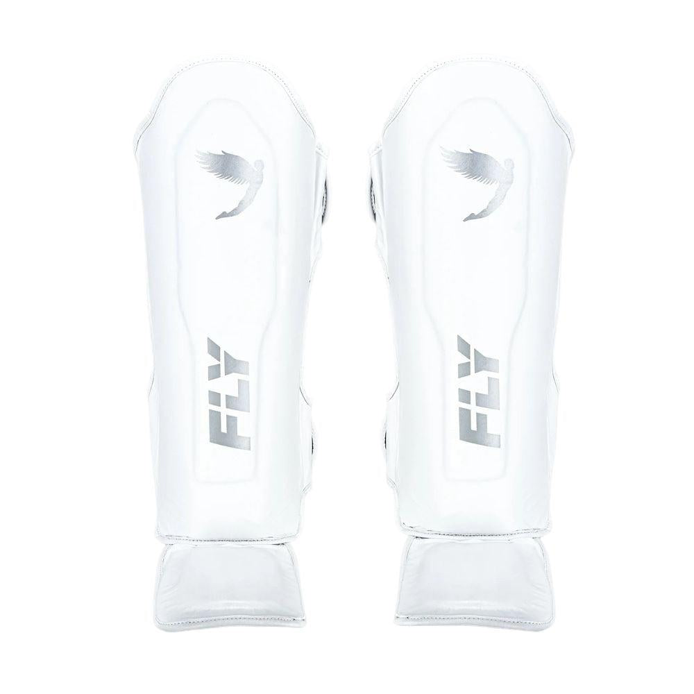 Fly Spectre MMA Shin Guards - White