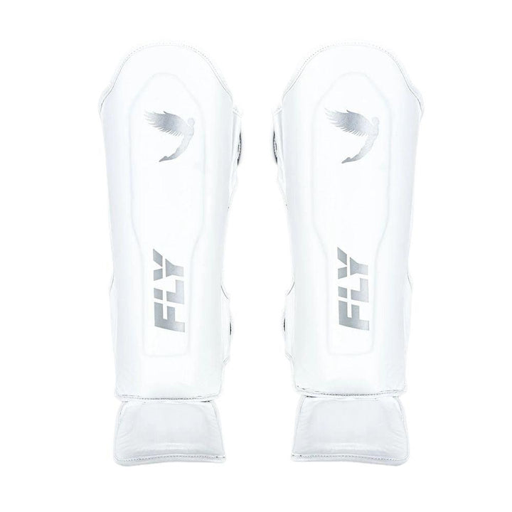 Fly Spectre MMA Shin Guards - White