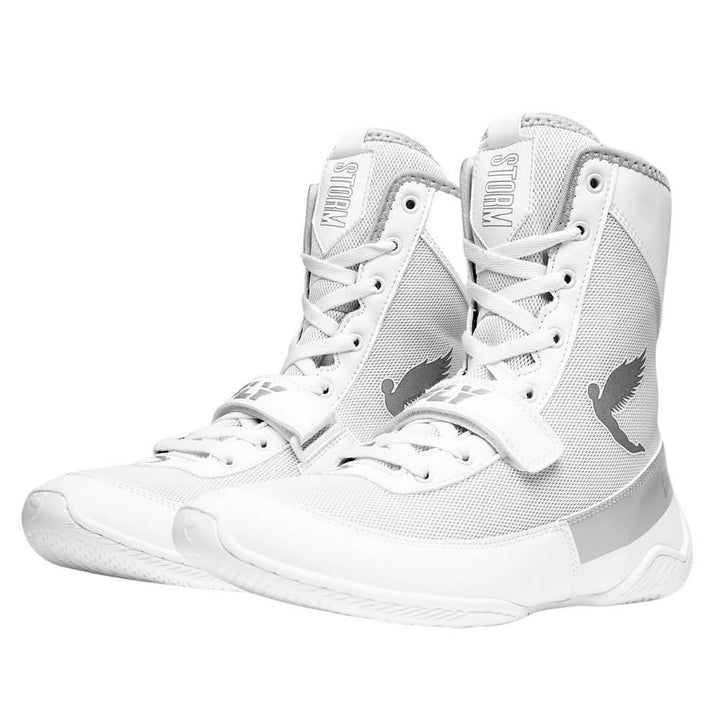 Fly Storm 2 Boxing Boots - White/Grey-Fly