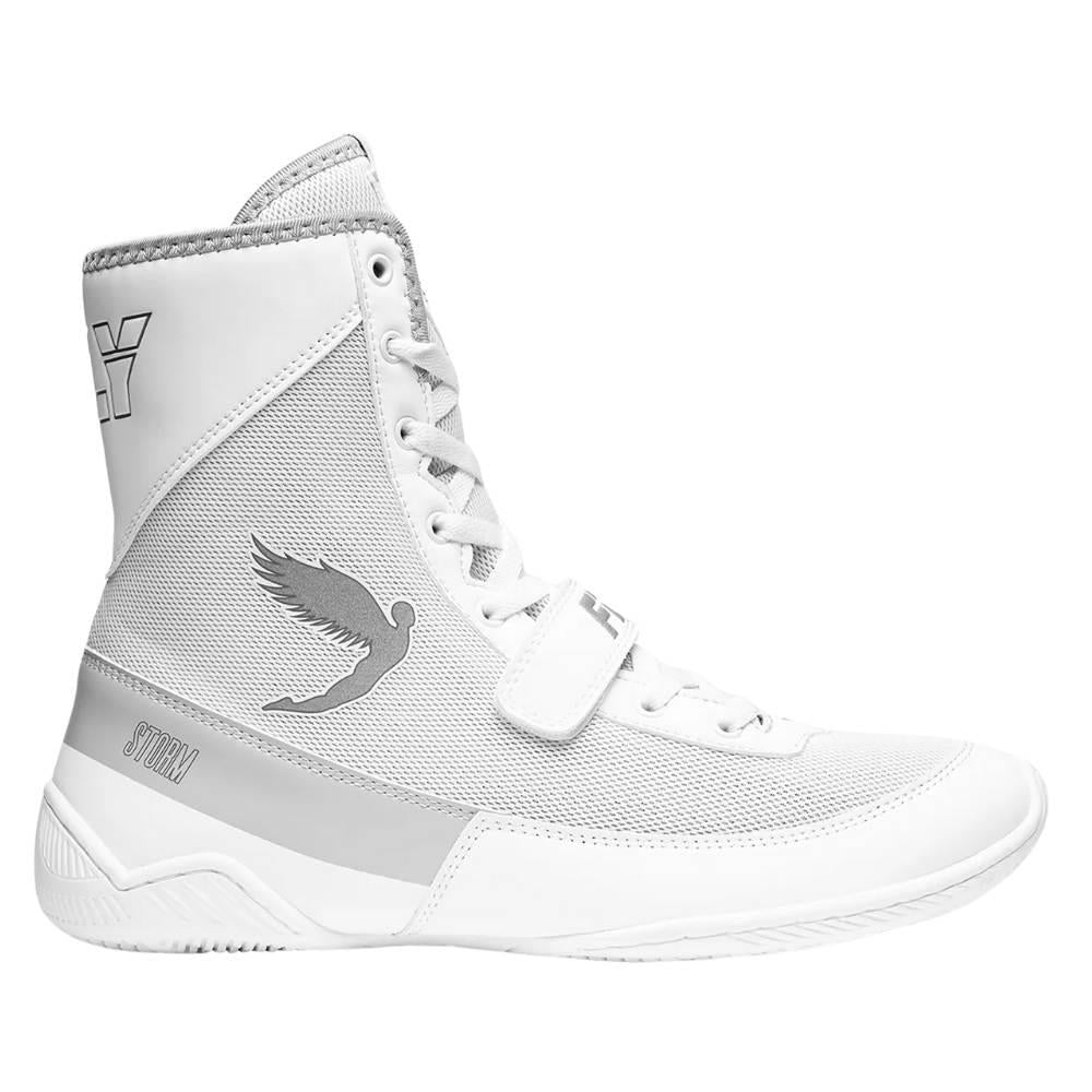 Fly Storm 2 Boxing Boots - White/Grey-Fly