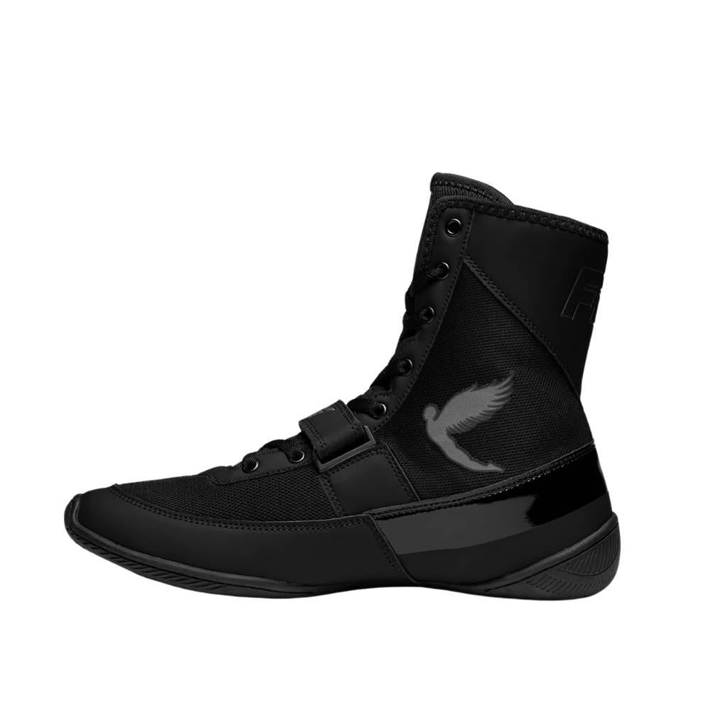 Fly Storm 2 Kids Boxing Boots - Black/Black-Fly